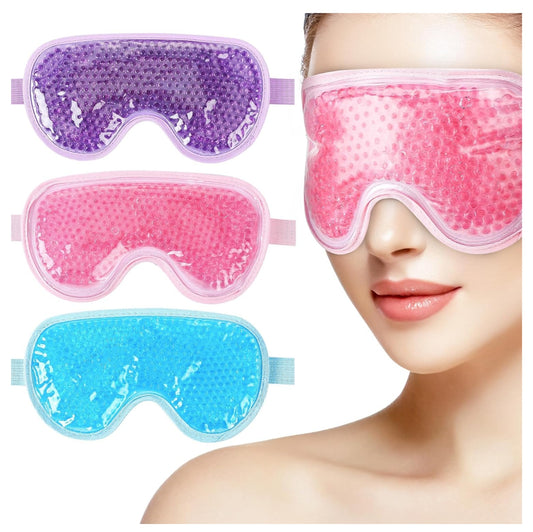 Mascarilla de Gel Para Ojos Terapia Compresa Fría y Caliente.